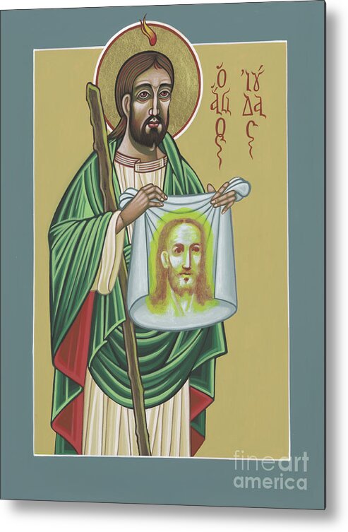 St Jude Patron Of The Impossible Metal Print featuring the painting St Jude Patron of the Impossible 287 by William Hart McNichols