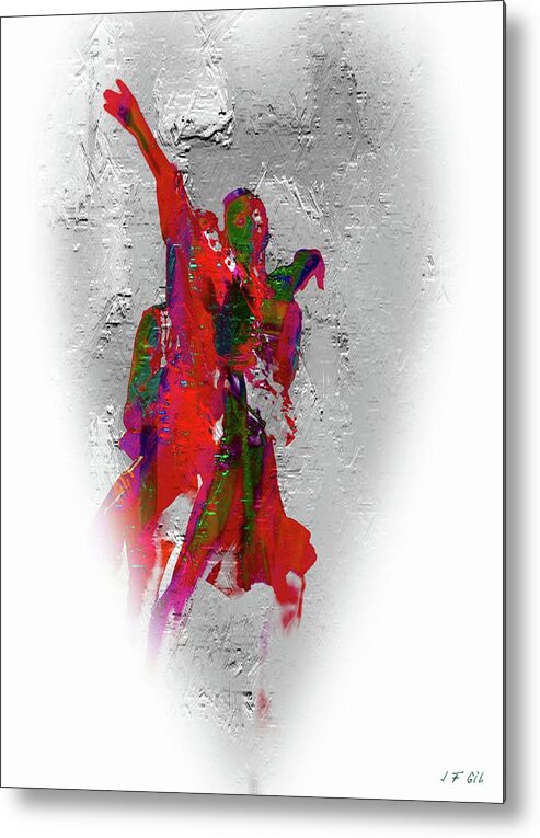 Street Dance Metal Print featuring the photograph Street Dance 8 by Jean Francois Gil