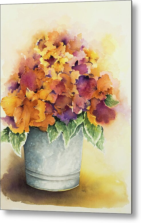 Sunshine Metal Print featuring the painting Sunshine in a Bucket by Lael Rutherford