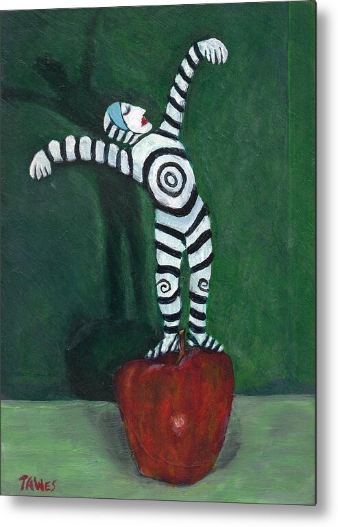 Performer Metal Print featuring the painting Ta-Dah by Dennis Tawes