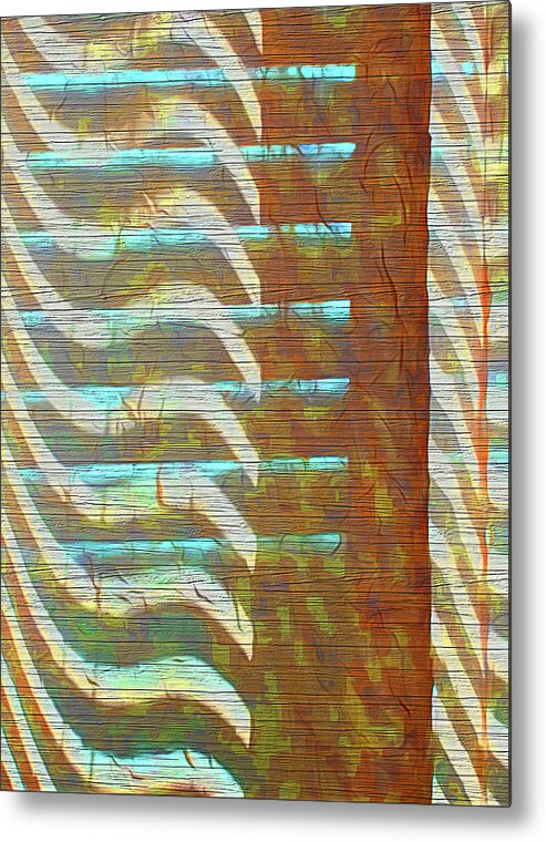 Curtain Metal Print featuring the photograph Textured Patterns by Reynaldo Williams