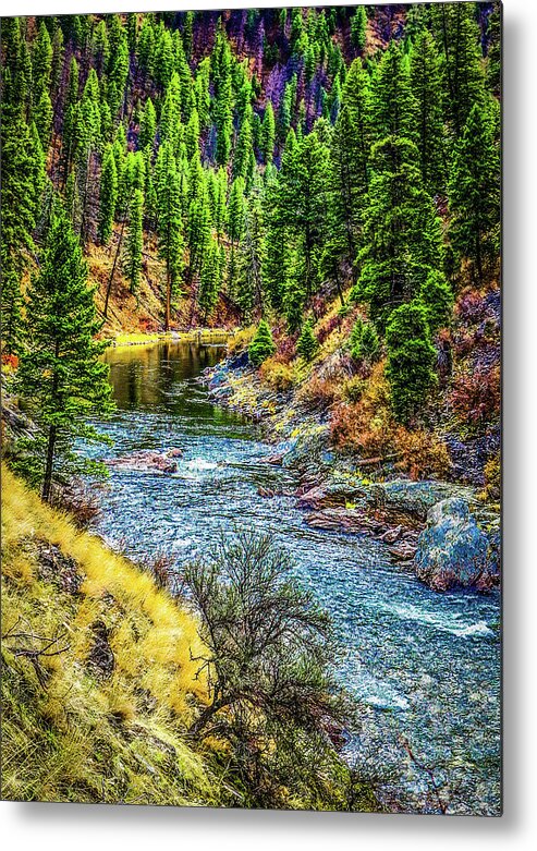 Riverscape Metal Print featuring the photograph The River by Jason Brooks