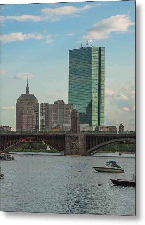 Boston Metal Print featuring the photograph The Two Hancock Buildings. by Brian MacLean