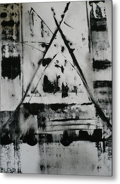 Tipi Metal Print featuring the painting Tipi Dream by 'REA' Gallery