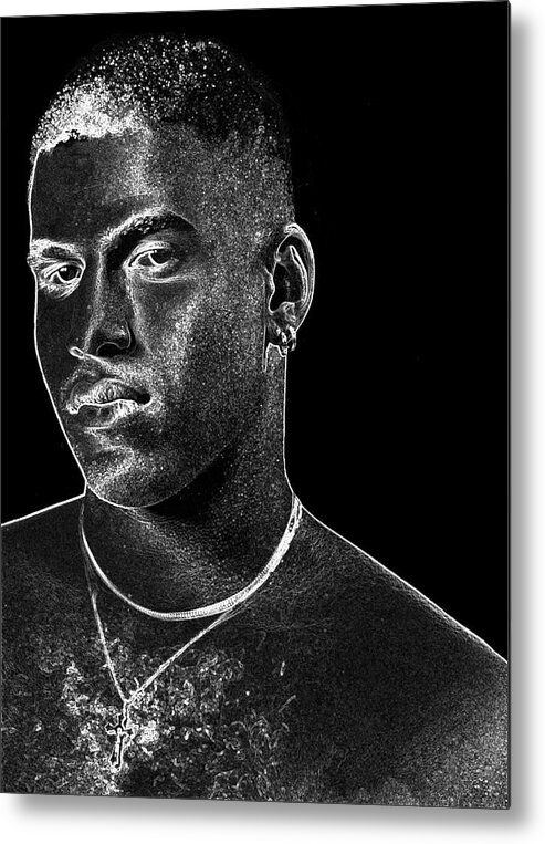 Man Metal Print featuring the photograph Troy by M Kathleen Warren