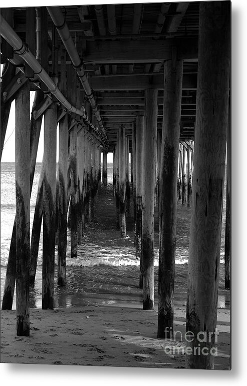 Boardwalk Metal Print featuring the photograph Under the Boardwalk by Mary Capriole