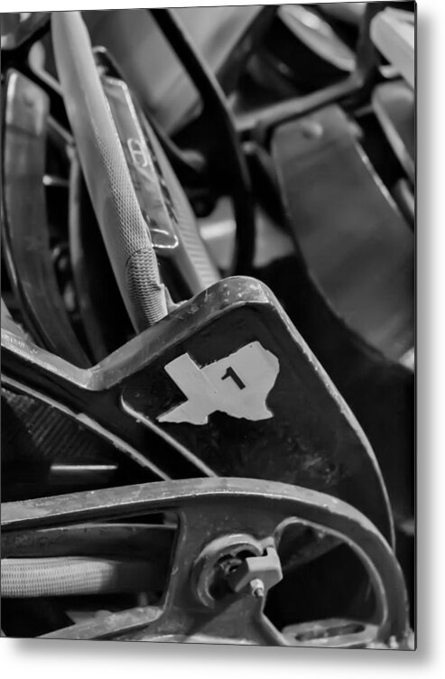 Baseball Metal Print featuring the photograph Vintage Baseball Chairs by Joshua House