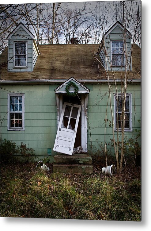 Derelict Metal Print featuring the photograph Welcome Home by Murray Bloom