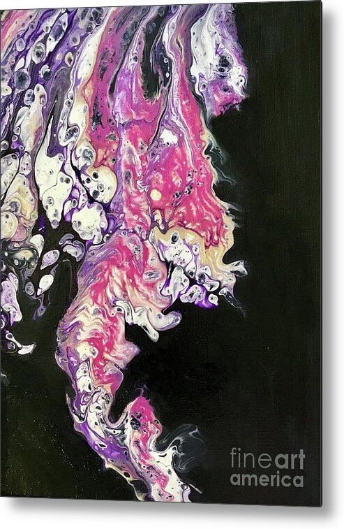 Wine Metal Print featuring the painting Where's My Glass by Sherry Harradence