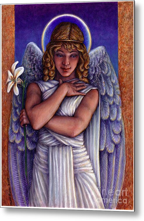 Angel Metal Print featuring the painting Witness to Perfection by Jane Bucci