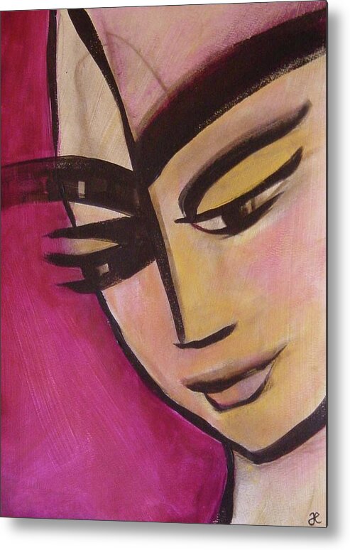 Art Metal Print featuring the painting Zikr 1 by Anna Elkins