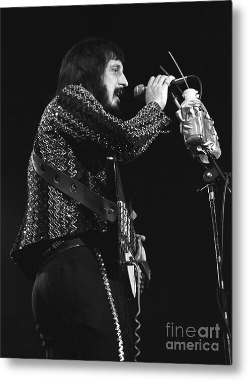 Three Quarter Length Metal Print featuring the photograph Mark Sullivan 70s Rock Archive #41 by Mark Sullivan