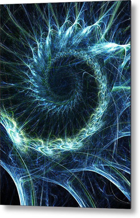 Curve Metal Print featuring the photograph Abstract Swirl Pattern by Duncan1890