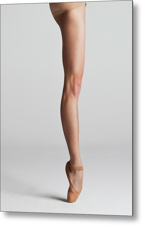 Ballet Dancer Metal Print featuring the photograph Ballerina On Point by Nisian Hughes