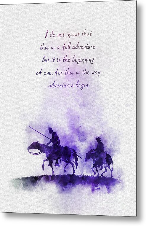 Don Quixote Metal Print featuring the mixed media Don Quixote by My Inspiration