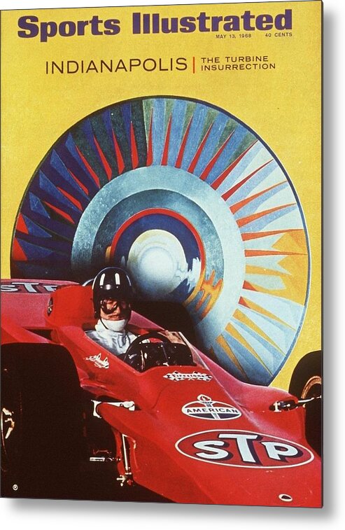 Magazine Cover Metal Print featuring the photograph Indianapolis 500 And Turbine Engines Sports Illustrated Cover by Sports Illustrated
