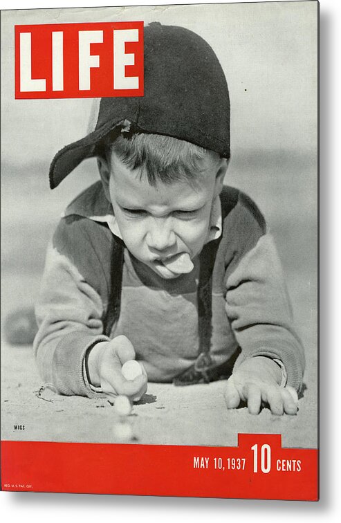 Boy Metal Print featuring the photograph LIFE Cover: May 10, 1937 by Life