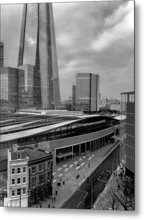 London Bridge Station Metal Print featuring the photograph London Bridge Station by Debra Grace Addison
