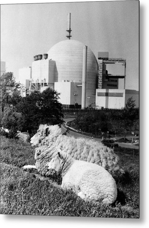 Outdoors Metal Print featuring the photograph Nuclear Energy In Germany by Keystone-france