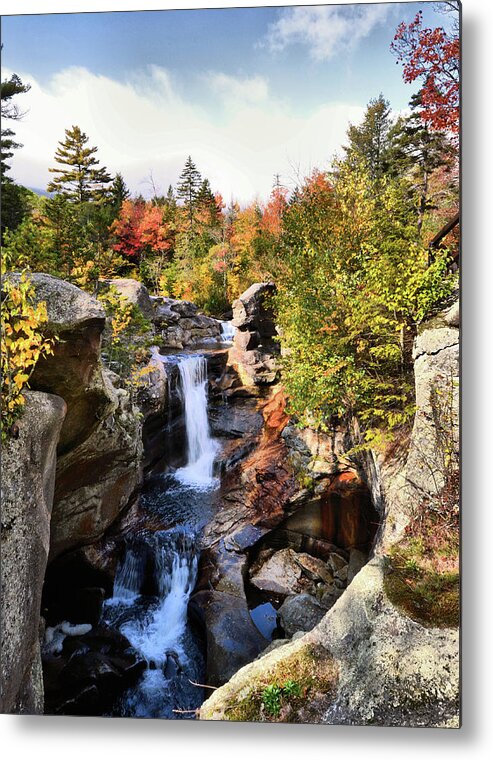Screw Auger Falls Metal Print featuring the photograph Screw Auger Falls by Colleen Phaedra