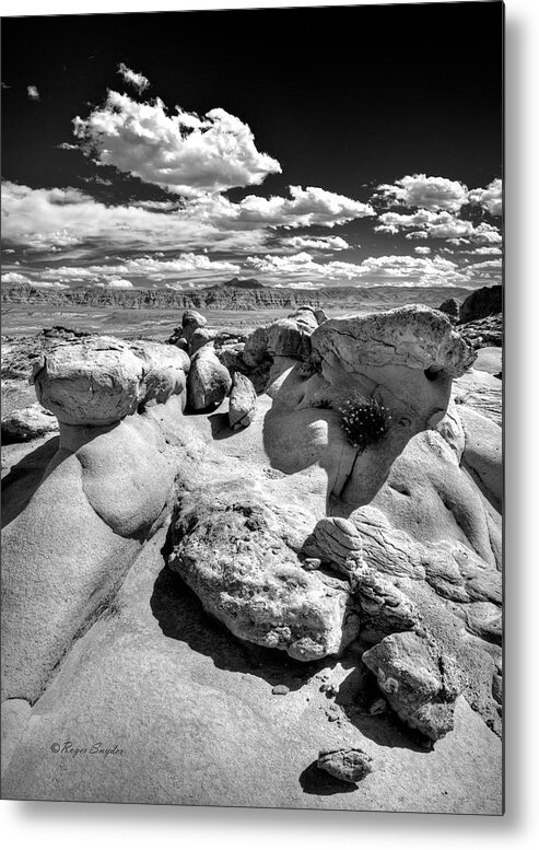 Beautiful Metal Print featuring the photograph Strange Rocks 33 by Roger Snyder