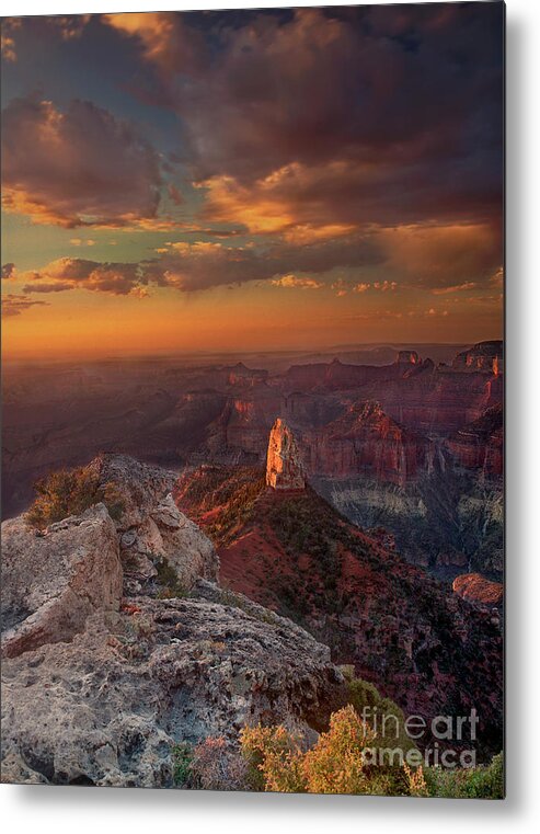 North America Landscape Metal Print featuring the photograph Sunrise Point Imperial North Rim Grand Canyon National Park Arizona by Dave Welling