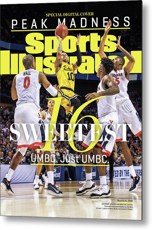 Playoffs Metal Print featuring the photograph Sweetest 16 Umbc. Just Umbc. Sports Illustrated Cover by Sports Illustrated