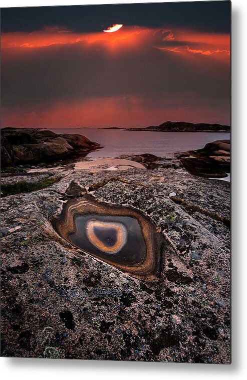 Cliff Metal Print featuring the photograph The Cliff Is Looking At You by Erik Engstrm
