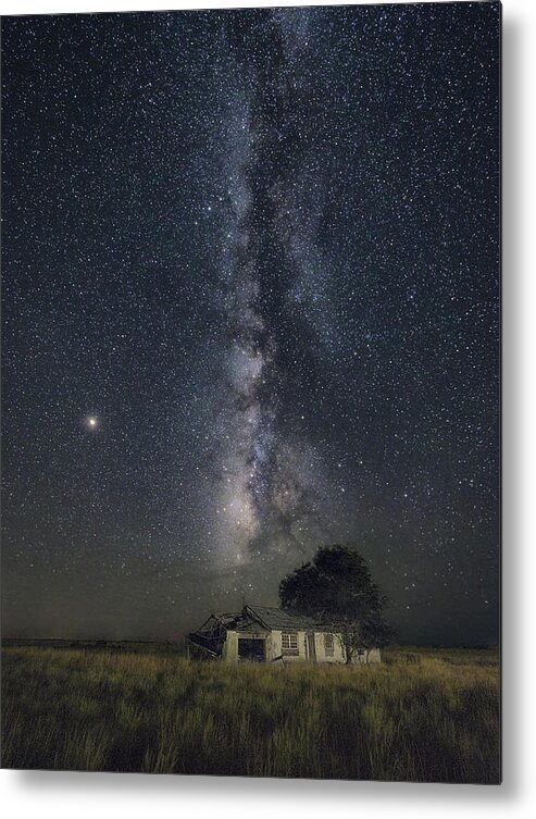 Milky Way Metal Print featuring the photograph Under a Pillar of Stars by James Clinich