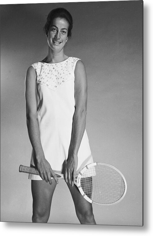 Tennis Metal Print featuring the photograph Virginia Wade by Chaloner Woods