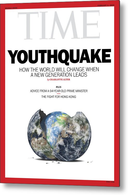 Youthquake Metal Print featuring the photograph Youthquake by Photo-Illustration by Edmon de Haro for TIME