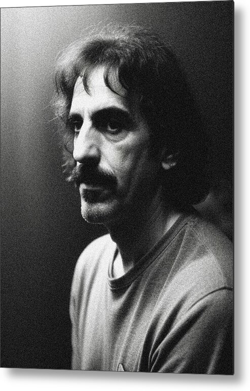 Frank Metal Print featuring the photograph Frank Zappa, Music Star #1 by Esoterica Art Agency