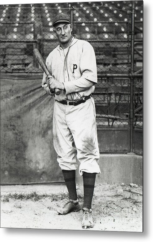 Season Metal Print featuring the photograph Honus Wagner #1 by National Baseball Hall Of Fame Library