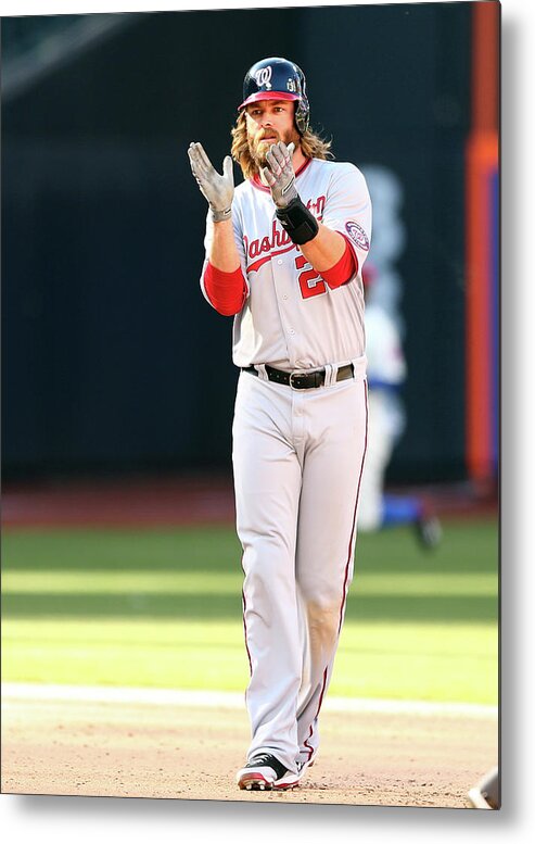 Celebration Metal Print featuring the photograph Jayson Werth by Elsa