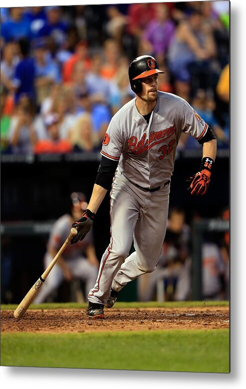 American League Baseball Metal Print featuring the photograph Matt Wieters by Jamie Squire