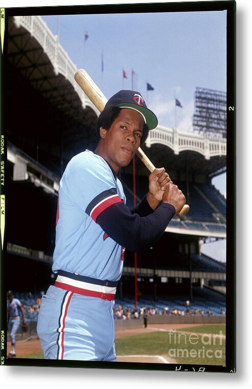 American League Baseball Metal Print featuring the photograph Rod Carew by Louis Requena