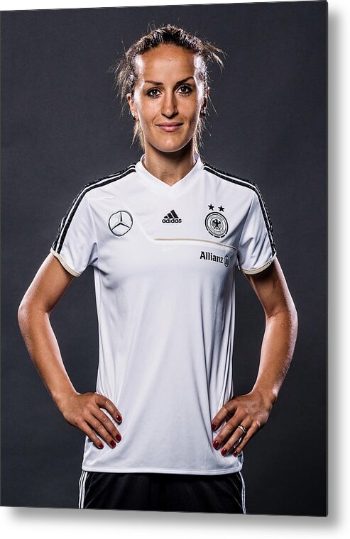 National Team Metal Print featuring the photograph Germany Women's - Team Presentation #2 by Simon Hofmann