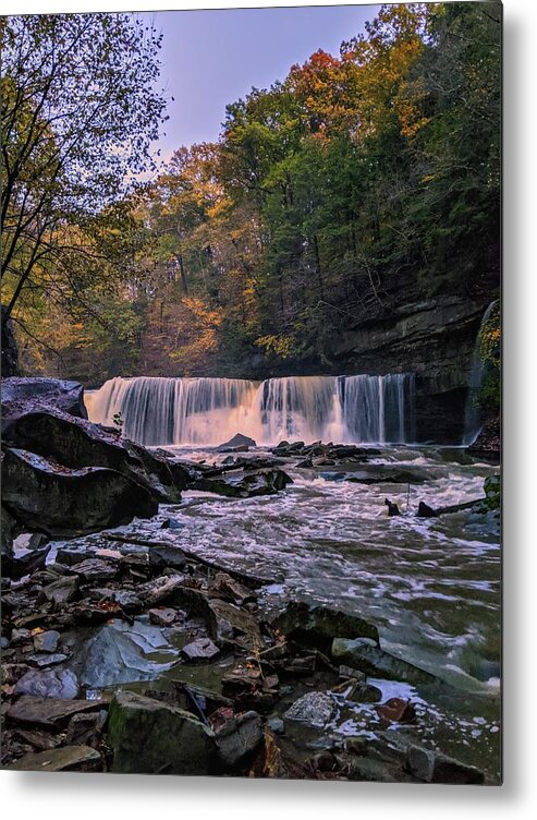 Bedford Reservation Metal Print featuring the photograph Great Falls by Brad Nellis