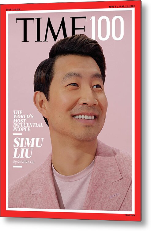 2022 Time100 Metal Print featuring the photograph 2022 TIME100 - Simu Liu by Photograph by Nhu Xuan Hua for TIME