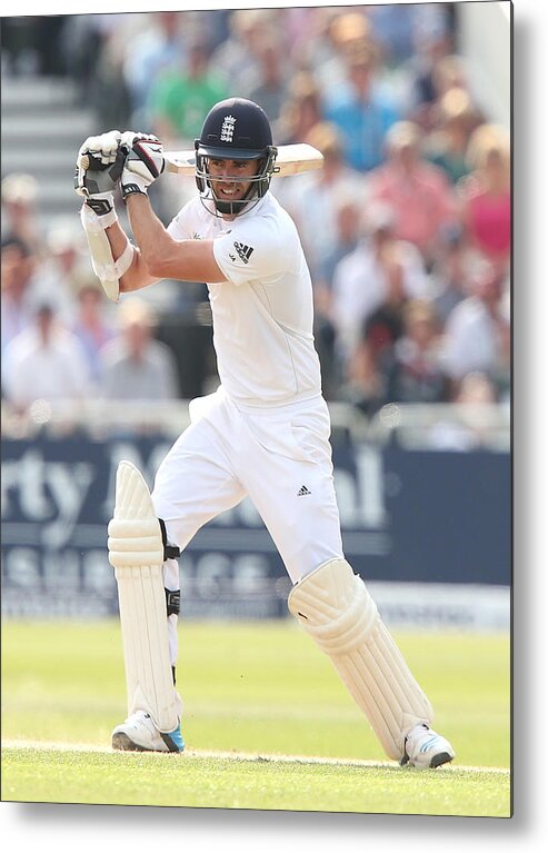 Sport Metal Print featuring the photograph England v India: 1st Investec Test - Day Three #4 by Jan Kruger