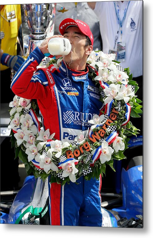 Takuma Sato Metal Print featuring the photograph 101st Indianapolis 500 #5 by Jamie Squire