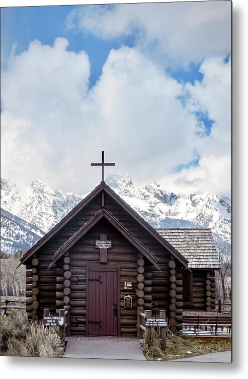 Chapel Of The Transfiguration Metal Print featuring the photograph A Little Chapel by Rachel Morrison