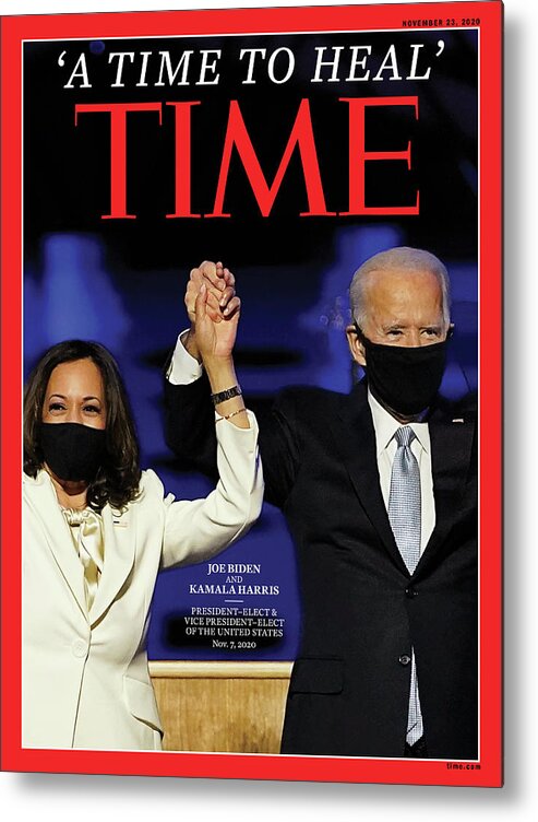 President Elect Biden Metal Print featuring the photograph A Time To Heal by Time