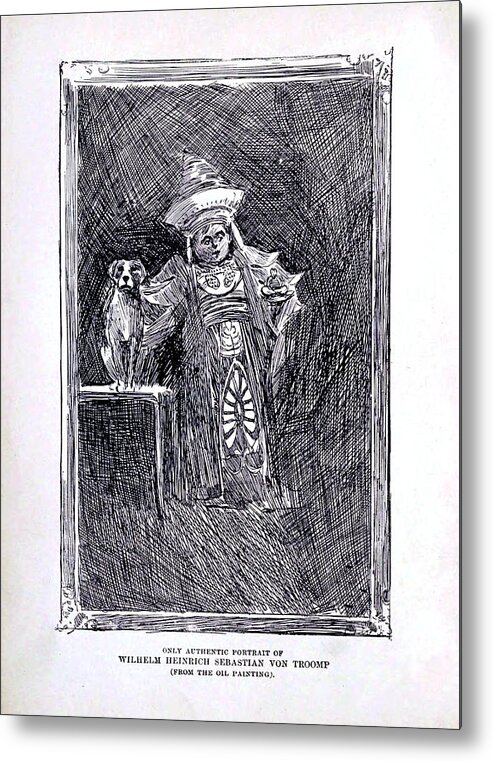 Richard Reeve Metal Print featuring the drawing Baron Trump 1893 by Richard Reeve