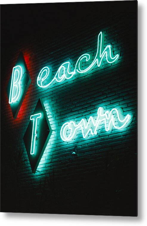 Beach Metal Print featuring the photograph Beach Town by Matthew Bamberg