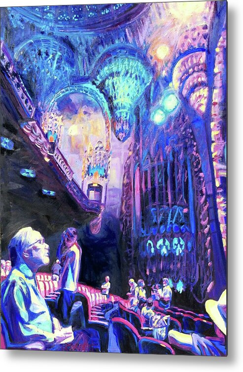 Theater Metal Print featuring the painting Bijou by Bonnie Lambert