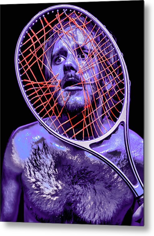 Blacklight Metal Print featuring the photograph Break Point by Jose Pagan