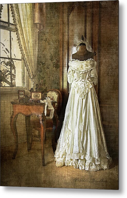 Bridal Metal Print featuring the photograph Bridal Trousseau by William Beuther