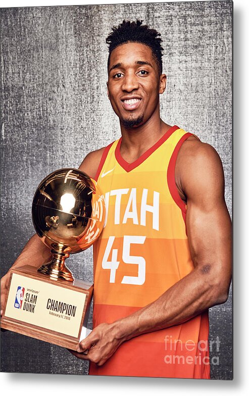 Event Metal Print featuring the photograph Donovan Mitchell by Jennifer Pottheiser