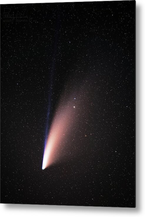 Comet Metal Print featuring the photograph Farewell to Neowise -  comet Neowise on July 19 2020 by Peter Herman